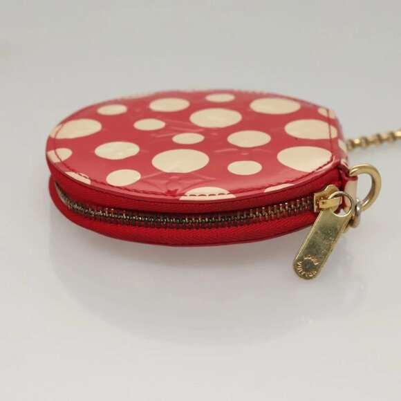 LOUIS VUITTON Vernis Dot Infinity Porte Monnaie Chapeau M91570 LV Auth BA1203 - Picture 13 of 16